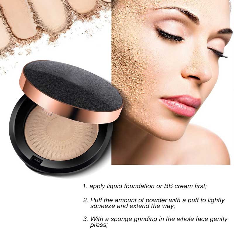 Custom Cosmetic Makeup Compact Pressed Powder